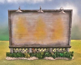 Billboards for Wasteworld Terrain, Gaslands, Post Apocalyptic, DnD, D&D, Dungeons and Dragons, 28mm 20mm