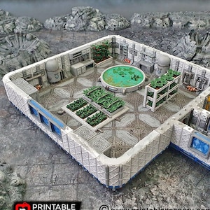 Terreria Expansion for Star Wars Legion Terrain OpenLock Tiles, Gaslands, Sci-Fi, DnD, D&D, Dungeons and Dragons