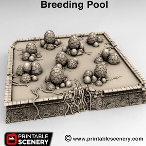 Breeding Pool DnD Miniature Terrain for Dungeons and Dragons, D&D,  , Pathfinder, Tabletop 28mm, Brave New Worlds, Eden