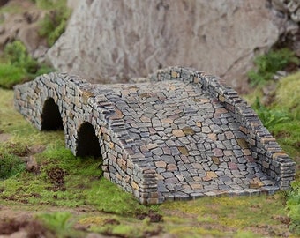Hagglethorn Bridge Set DnD Miniature Terrain for Dungeons and Dragons, D&D, D and D,  , Tabletop, Wargaming, Gifts