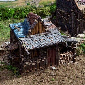 Medieval Small Shanty DnD Terrain for Dungeons and Dragons, D&D, D and D, Miniature, Wargaming, Tabletop, Gifts