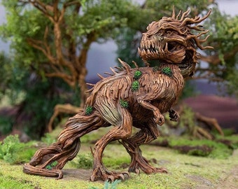 Hagglethorn Hollow Tree Rex DnD Miniature Terrain for Dungeons and Dragons, D&D, D and D, Wargaming, Tabletop, Wargaming, Gifts