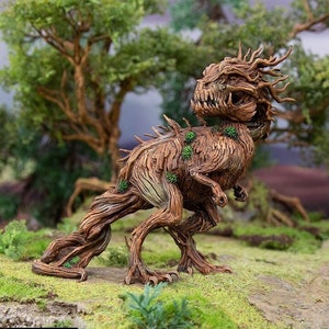 Hagglethorn Hollow Tree Rex DnD Miniature Terrain for Dungeons and Dragons, D&D, D and D, Wargaming, Tabletop, Wargaming, Gifts