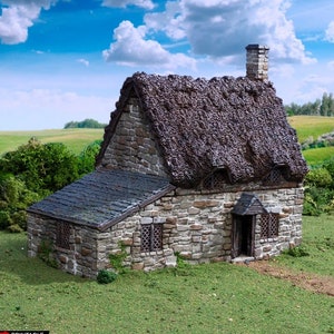 Crow Cottage DnD Terrain for Dungeons and Dragons, D&D, D and D, Miniature, Wargaming, Tabletop, Dungeon Master, Gifts