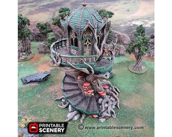 DnD Terrain Gloomwood Eyrie | DnD D&D 28mm Miniature Terrain   Tabletop Miniatures Pathfinder Frostgrave