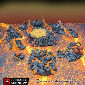 Goblin Grotto Dragons Lair DnD Miniature Terrain for Dungeons and Dragons, D&D, Wargaming, Pathfinder, Wargaming, 28mm Table Top D and D