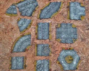 Desert Roads for Terrain, Gaslands, Post Apocalyptic, DnD, D&D, Dungeons and Dragons, 28mm, 20mm, Pathfinder, Star Wars Legion