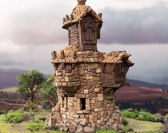 Hagglethorn Hollow Ruined Barracks DnD Miniature Terrain for Dungeons and Dragons, D&D, D and D, Tabletop, Wargaming, Gifts