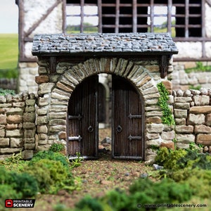 Farm Entrance Gate DnD Terrain for Dungeons and Dragons Terrain, D&D, D and D, Pathfinder, Miniature, Dungeons and Dragons Gifts