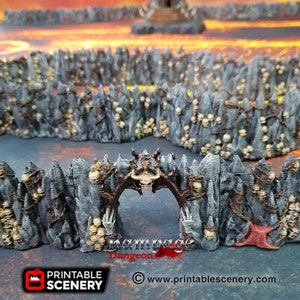 Caverne del Tormento Set DnD Terrain per Dungeons and Dragons Terrain, D&D, D e D, Pathfinder, Miniatura, Dungeons and Dragons Gifts