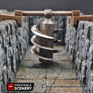 Blade Column Trap OpenLock Dungeon Tile DnD Miniature Terrain For Dungeons and Dragons, D&D, Pathfinder, Wargaming, Tabletop