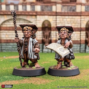 Diggelsby Burrower Dwarf DnD Miniature Terrain Set, Resin Miniature, Dungeons and Dragons Miniature, D&D TTRPG Miniature, D and D, 40k