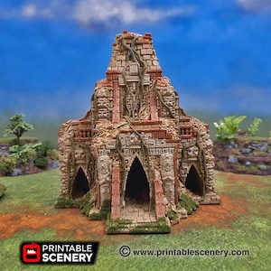 Tempel van Eden DnD miniatuur terrein voor Dungeons and Dragons, D&D, Wargaming, Pathfinder, tafelblad 28mm, Brave New Worlds, Eden