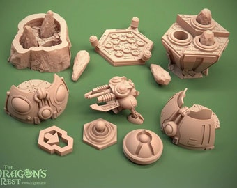 Perilous Pact 40k Terrain for Sci Fi, Dungeons and Dragons, DnD, Kill Team Terrain, Necromunda, Space Hulk