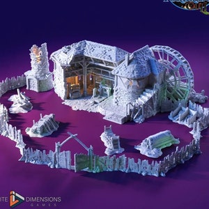 Torbridge Lumbermill Bundle Set DnD Miniature Terrain for Dungeons and Dragons, D&D, D and D, Wargaming, Wargaming Dice