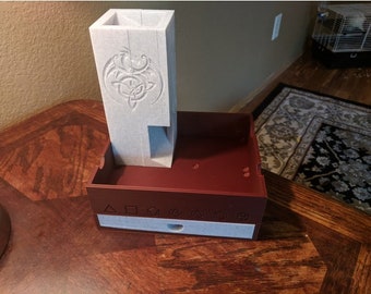 Magnetic Dice Tower Etsy