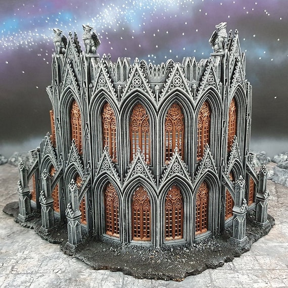 Terreno Rovine Antiche - Parete Angolare B Grande Per Giochi Da Tavolo RPG E Wargaming