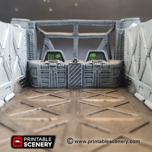 Lunar Cargo Lander Sanctuary-17 para Star Wars Legion Terrain, , Gaslands, Sci-Fi, DnD, D&D, Dungeons and Dragons, 28mm imagen 5
