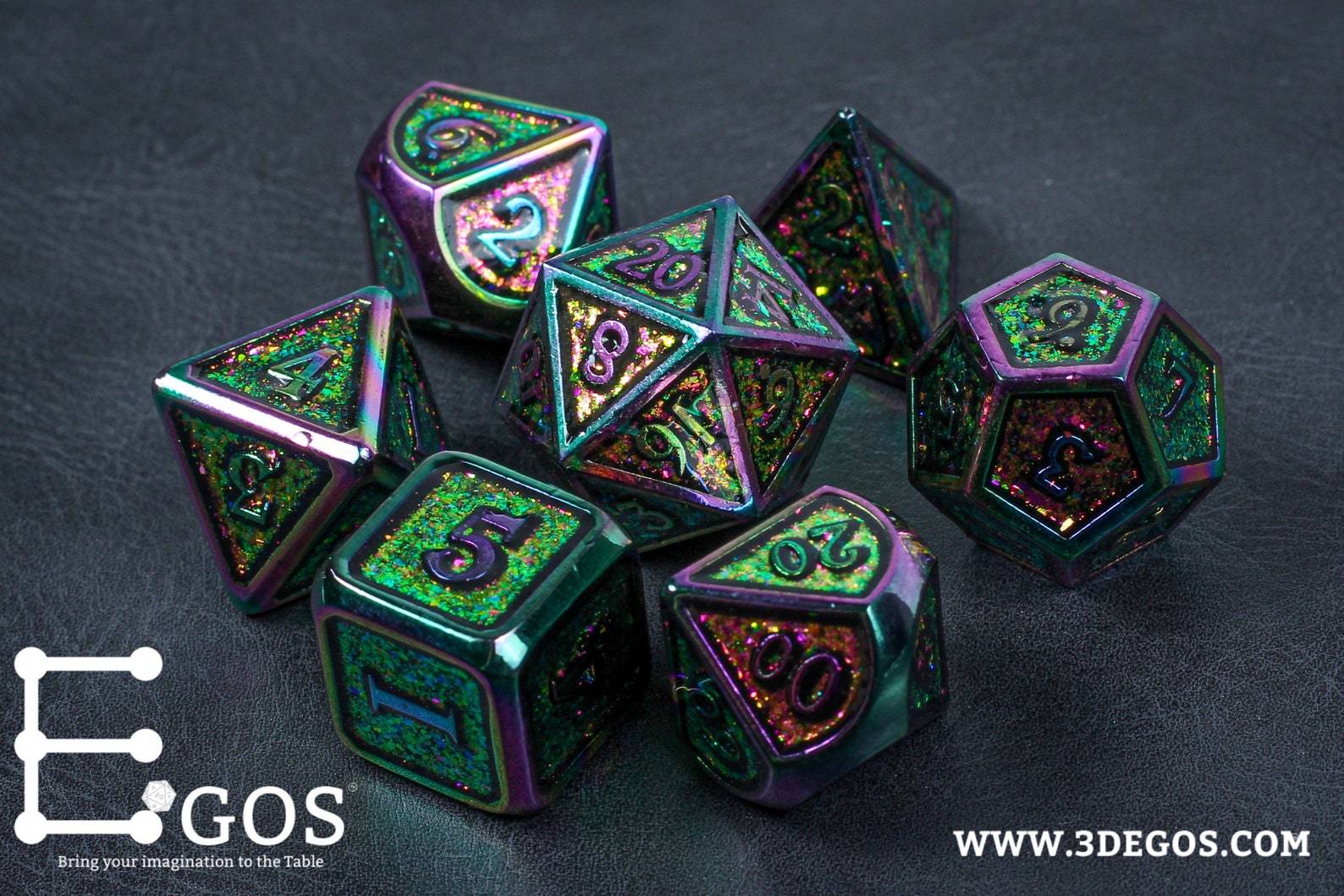 Goblin Triumph Metal DnD Dice Set For Dungeons and Dragons Etsy