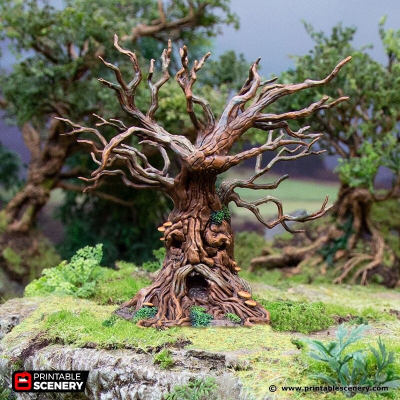 Hagglethorn Hollow Awake Sentient Trees Creature Dnd Miniature Terrain ...
