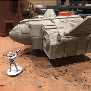 28mm Legion Imperial Assault Spaceship Wargaming Terrain | Scenery Terrain |     Miniature Terrain | 40k terrain