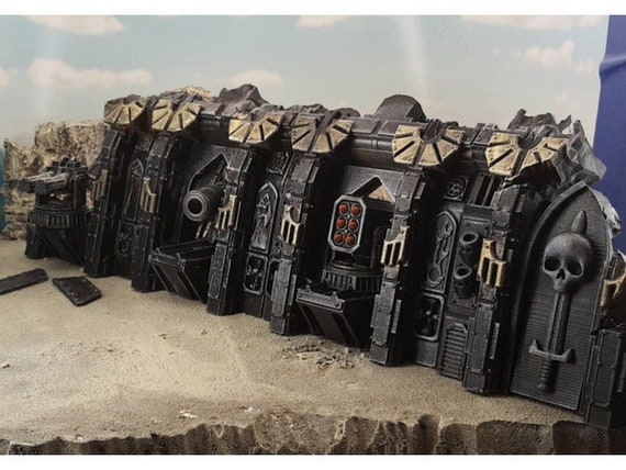 Massive Modular 28mm 40k Warhammer Gothic Spaceship Wreck - Etsy