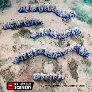 Set de terreno en miniatura de DnD Dark Caverns Terreno de DnD para Dungeons and Dragons Terreno, D&D, D y D, Pathfinder, Regalos de DnD imagen 2