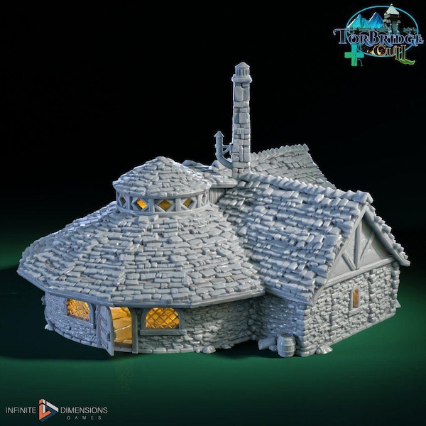 Torbridge The Glasswerks Terrain DnD Miniature Terrain for Dungeons and Dragons, D&D, D and D, Pathfinder, DnD Terrain