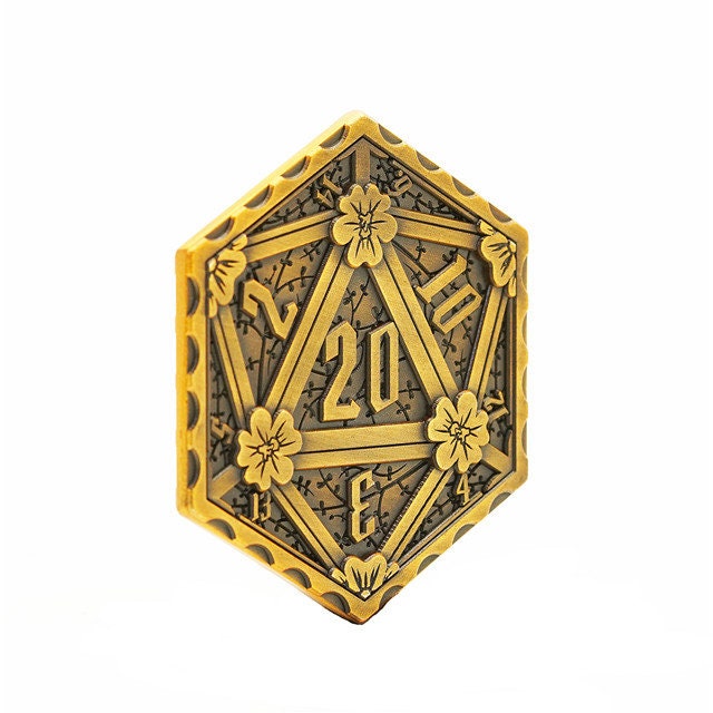 D20 Ancient Metal Dnd Dice Coins Accessories Set for Dungeons Etsy