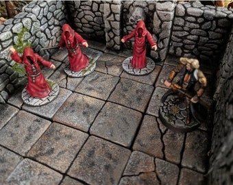 28mm Cultists Pathfinder Terrain DnD Terrain 32mm | DnD Miniature | Pathfinder Miniature | Pathfinder | DnD | Wargaming Miniature