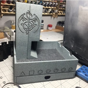 Portable Magnetic Dice Box, Tray, and Tower DnD Dice Box DnD Dice Tower DnD Dice Tray DnD DnD Accessories DnD Gift Ideas image 4
