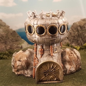 Modular gaming hills - Steampunk DnD Pathfinder Role Play Terrain Not Finished | 28mm Terrain | Terrain Scenery | Pathfinder RPG