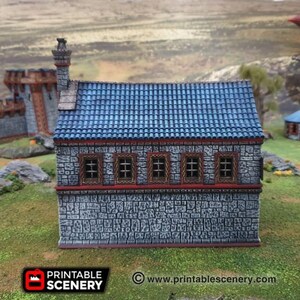 Dnd Terrain Dwarf Dwarven Ironhelm Barracks Dnd D&amp;D 28mm Miniature Terrain Tabletop Miniatures ...