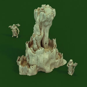 City of Life Arboreal Fountain DnD Miniature Terrain for Dungeons and Dragons, D&D, D and D,  40k, Wargaming, Tabletop, Gifts