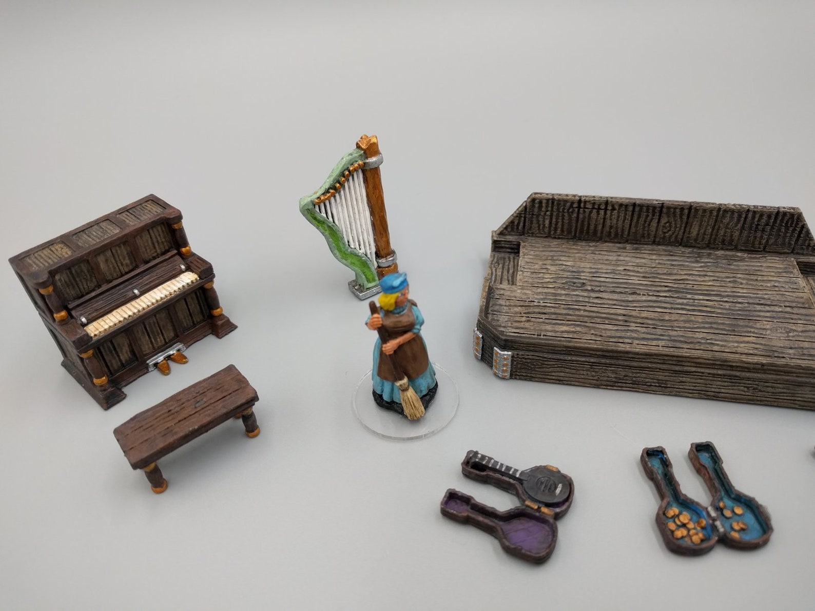 Tavern Music Instruments and Sound Dnd Terrain Miniature Etsy