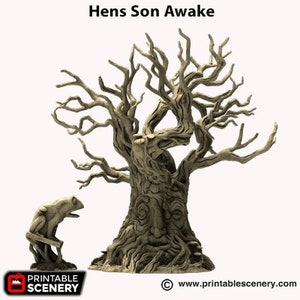Hagglethorn Hollow Awake Sentient Trees Creature Dnd Miniature Terrain ...