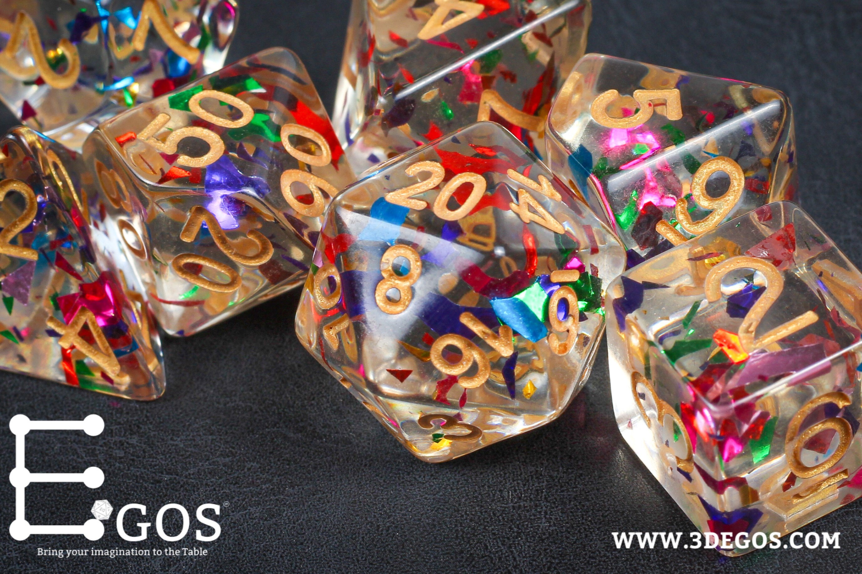 Magic of the Wizard DnD Dice Set for Dungeons and Dragons Etsy