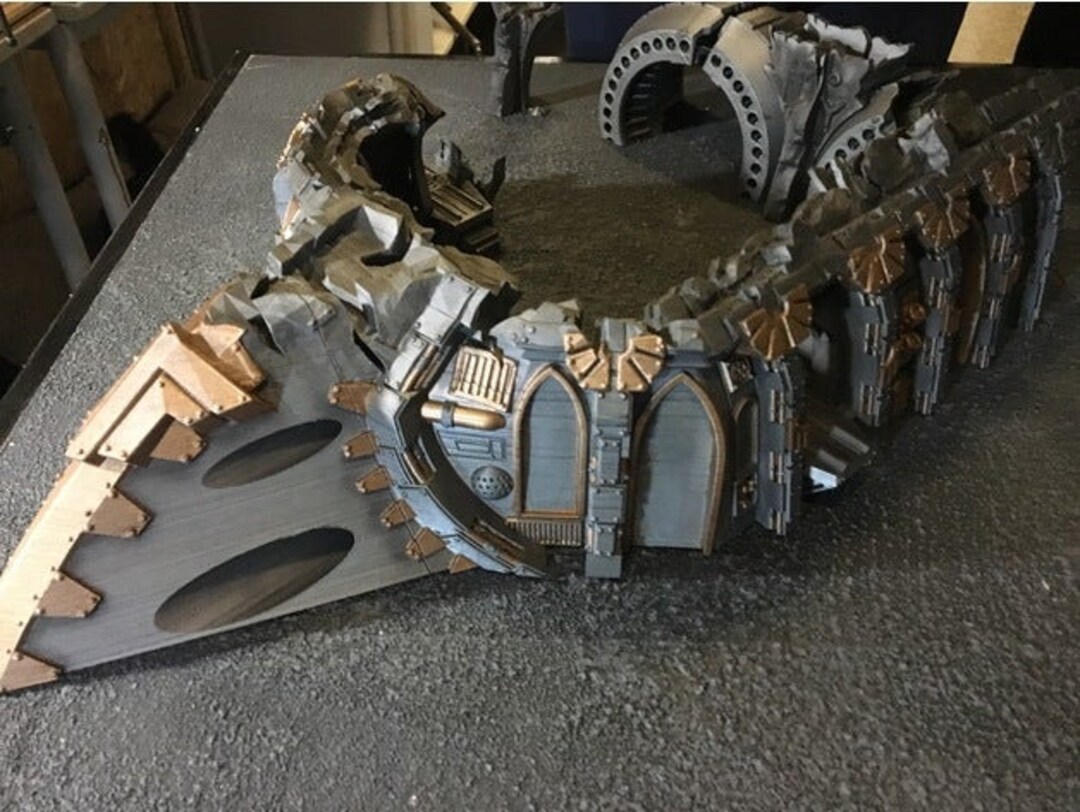 ゴシック建築廃墟地形1｜ウォーハンマー40K用 / Warhammer 40K. Warhammer 40,000 Command Edition Battlefield Expansion Set