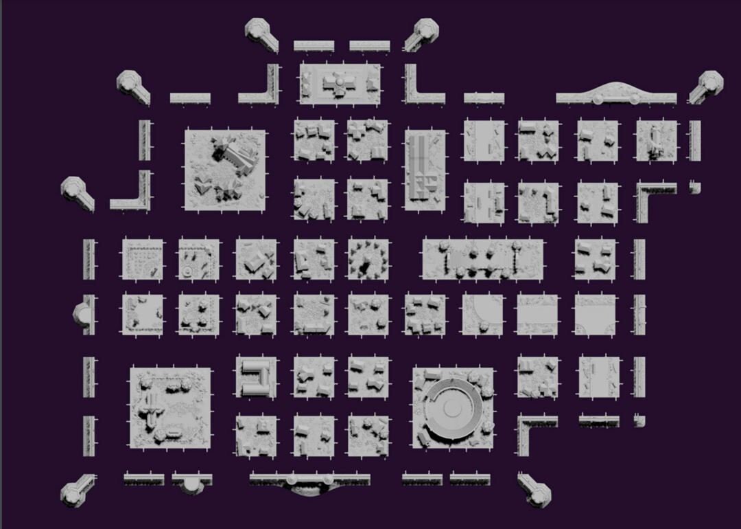 Town Tileset Set Dnd Terrain for Dungeons and Dragons D&amp;D D - Etsy Canada