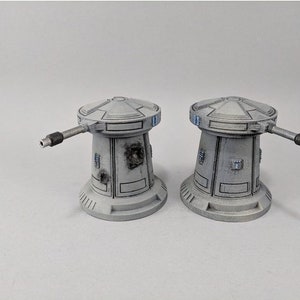 Star Wars Legion Miniature Terrain Anti-Speeder Turret With Damage Or Without Damage 28mm, Gaslands,  , Wargaming
