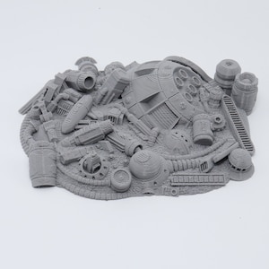 Star Wars Legion Terrain Spaceport Scrap Pile(28mm) | 28mm Terrain | Star Wars Legion | Gaming Terrain | 3D Terrain | Tabletop Terrain