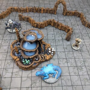 Cavern Walls Set Dnd Miniature Terrain for Dungeons and - Etsy