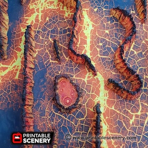 Set de terreno en miniatura de DnD Dark Caverns Terreno de DnD para Dungeons and Dragons Terreno, D&D, D y D, Pathfinder, Regalos de DnD imagen 7