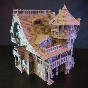 Roadside Inn DnD Miniature Terrain for Dungeons and Dragons, D&D, D and D,  , Tabletop, Wargaming, Gifts