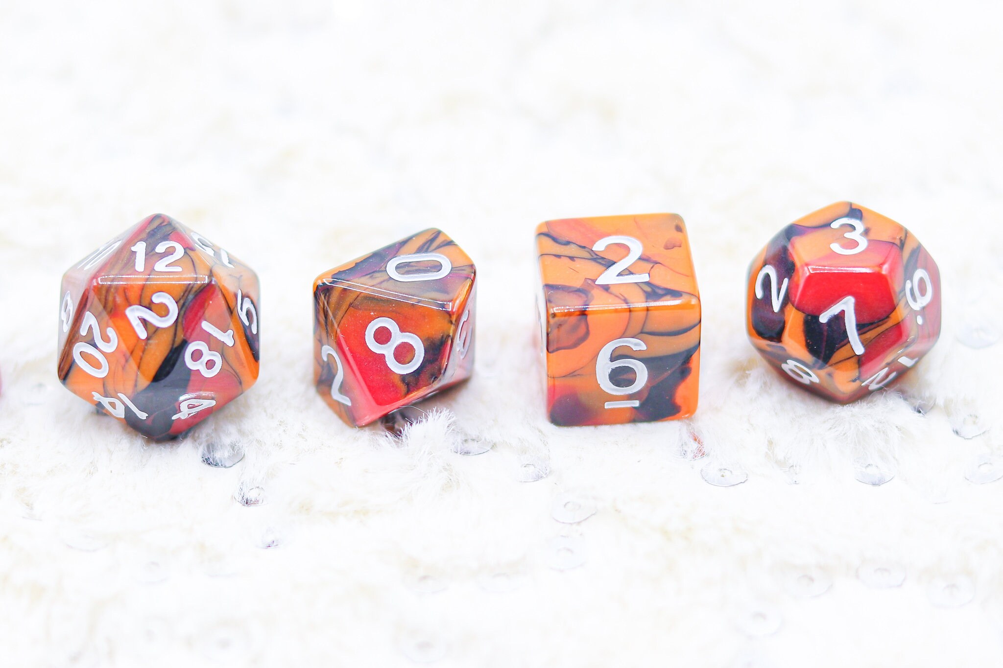 Crack of Doom Dice Dnd Dice Set for Dungeons and Dragons D&D Etsy