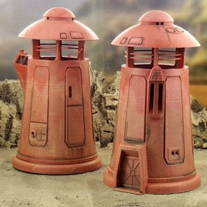 28mm Desert Communication Guard Tower Building Legion Imperial Assault   Wargaming Terrain | Scenery Terrain