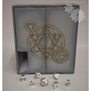 Portable Magnetic Dice Box, Tray, and Tower DnD Dice Box DnD Dice Tower DnD Dice Tray DnD DnD Accessories DnD Gift Ideas image 7