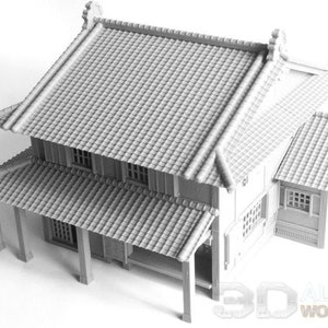 Japan Samurai Kitchen DnD Miniature Wargaming Terrain for Dungeons and Dragons, D&D, Pathfinder, Tabletop, 28mm, Gifts