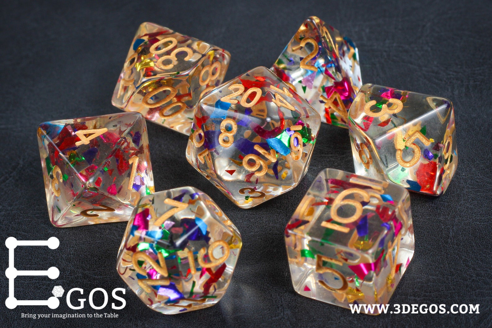 Magic of the Wizard DnD Dice Set for Dungeons and Dragons Etsy