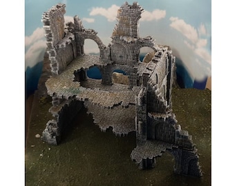 Modular Frostgrave Fantasy Ruins Ver B3 Scatter Terrain DnD | Pathfinder | FFG | Wargaming | Terrain Scenery | Dungeon Terrain